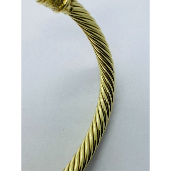 David Yurman Renaissance14K With Red and Green Stones 16.7 Grams - Picture 10 of 10